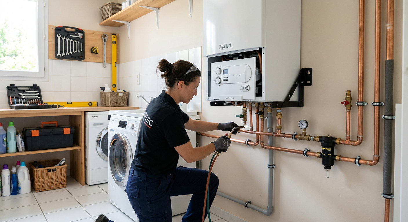 Remplacement de chaudière à condensation par un chauffagiste à Levallois-Perret